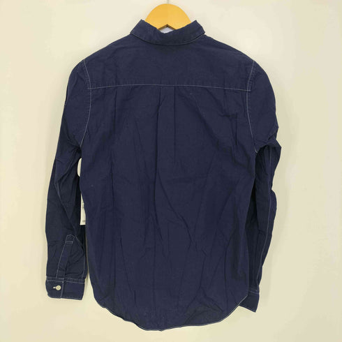 ブラックコムデギャルソン BLACK COMME des GARCONS 12ss 製品染め フリル シャツ レディース JPN:S
