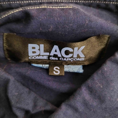 ブラックコムデギャルソン BLACK COMME des GARCONS 12ss 製品染め フリル シャツ レディース JPN:S