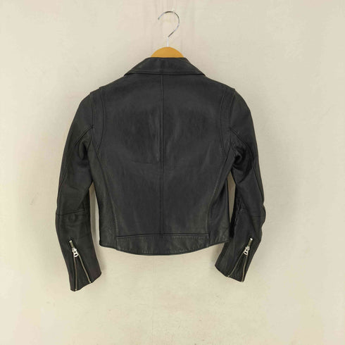 ステュディオス STUDIOUS SHEEPSKIN ダブルライダースジャケット レディース JPN:0