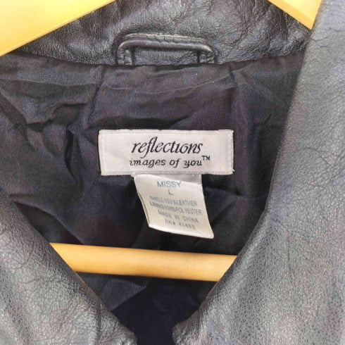 reflections LEATHER ジャケット メンズ import:L