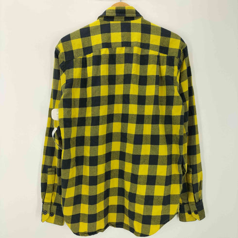ステューシー Stussy AUTHENTIC 00S L/S BLOCK CHECK FLANNEL SHIRT オーセンティック ブロック チェック フランネル シャツ メンズ import:L