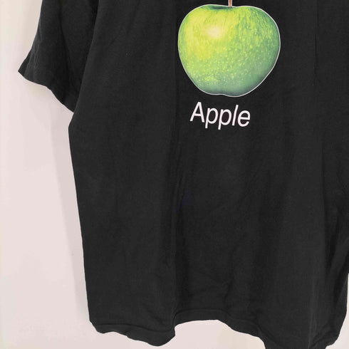 00S ボディ UK ロックバンド アップル プリント S/S Tシャツ メンズ import:L