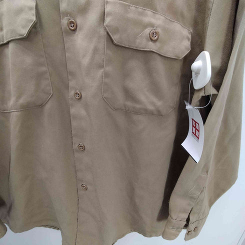 ビッグマック BIG MAC 60-70S ポリ コットン ダブルポケット L/S ワーク シャツ メンズ