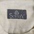 SURREY コットンリネン 長袖 バンドカラーシャツ メンズ 16 1/2