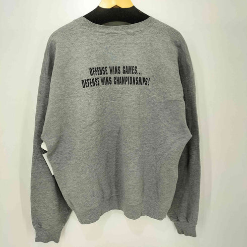 ラッセルアスレチック RUSSELL ATHLETIC 00s 両面プリント バスケットボール クルーネック スウェット メンズ import:XL