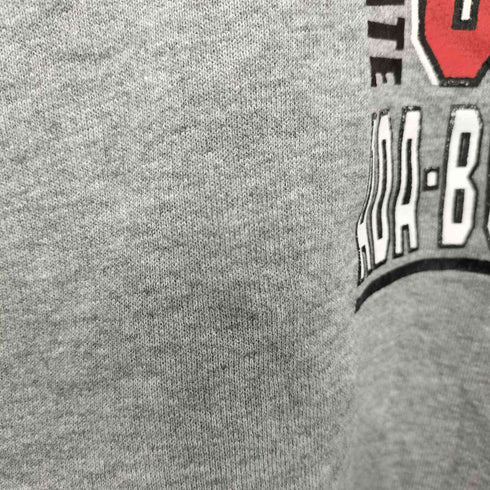 ラッセルアスレチック RUSSELL ATHLETIC 00s 両面プリント バスケットボール クルーネック スウェット メンズ import:XL