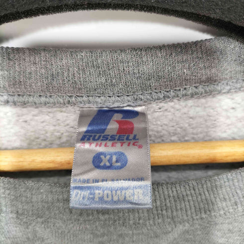 ラッセルアスレチック RUSSELL ATHLETIC 00s 両面プリント バスケットボール クルーネック スウェット メンズ import:XL