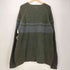 エディーバウアー Eddie Bauer 90s ラグラン ボーダー リブ コットンニット セーター メンズ import:L