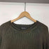 エディーバウアー Eddie Bauer 90s ラグラン ボーダー リブ コットンニット セーター メンズ import:L