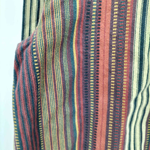 ザテリトリーアヘッド THE TERRITORY AHEAD マルチストライプ ハーフボタン 長袖 プルオーバーシャツ メンズ