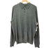 エディーバウアー Eddie Bauer 00s フリーダムスリーブ コットンナイロン L/S ニット ポロシャツ メンズ import:M