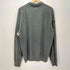 エディーバウアー Eddie Bauer 00s フリーダムスリーブ コットンナイロン L/S ニット ポロシャツ メンズ import:M