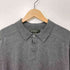 エディーバウアー Eddie Bauer 00s フリーダムスリーブ コットンナイロン L/S ニット ポロシャツ メンズ import:M