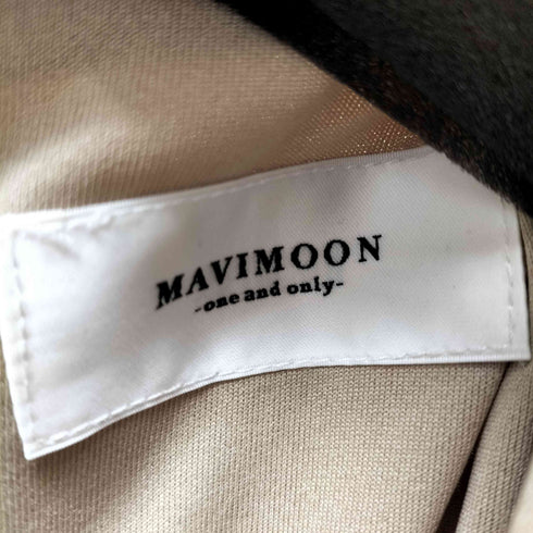 MAVIMOON ハイネックギャザーミニワンピース レディース FREE