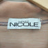 ニコル NICOLE monsieur L/S polo shirt ポロシャツ メンズ