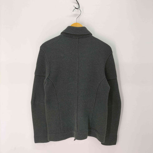 ディーゼル DIESEL ウール混 ダブルブレスト 立体スリーブ ライダースジャケット メンズ import:S