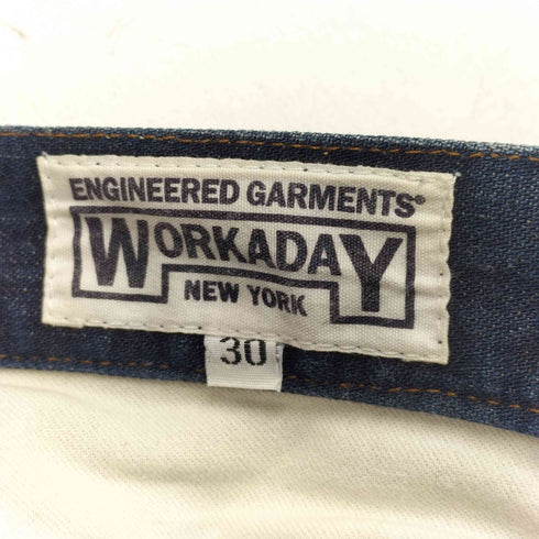 エンジニアードガーメンツ Engineered Garments WORKADAY USA製 ボタンフライ ストレートデニムパンツ メンズ 30