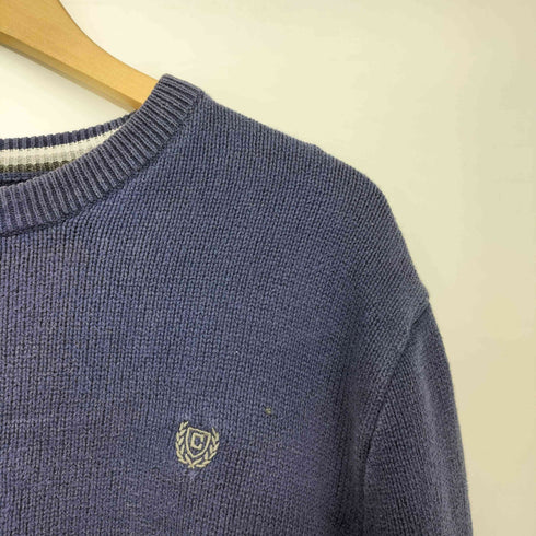 チャップス CHAPS ワンポイント 刺繍 コットンニット セーター メンズ import:XL