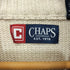チャップス CHAPS ワンポイント 刺繍 ハーフジップ コットンニット メンズ import:L
