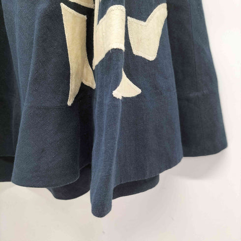ラルフローレン RALPH LAUREN ロゴ刺繍 パッチ フレア スカート レディース 5i
