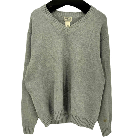 エルエルビーン L.L.Bean 00s Vネック コットンニット メンズ import:L