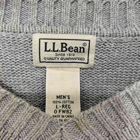 エルエルビーン L.L.Bean 00s Vネック コットンニット メンズ import:L