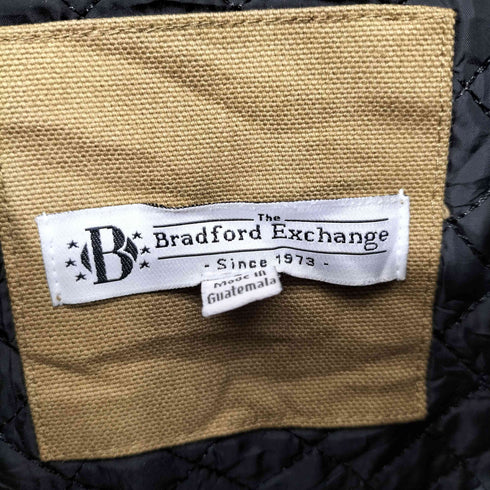 The Bradford Exchange 星条旗ワッペン ダック フーデッド ワークジャケット メンズ import:L