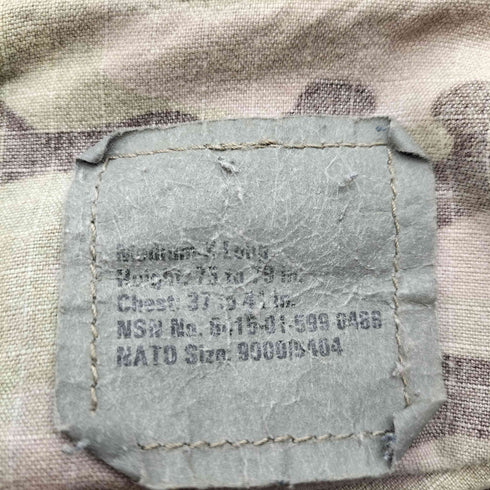 ユーエスアーミー U.S. ARMY 米軍 迷彩 マルチカム OCPカモ ACU コンバットジャケット メンズ MEDIUM - LONG