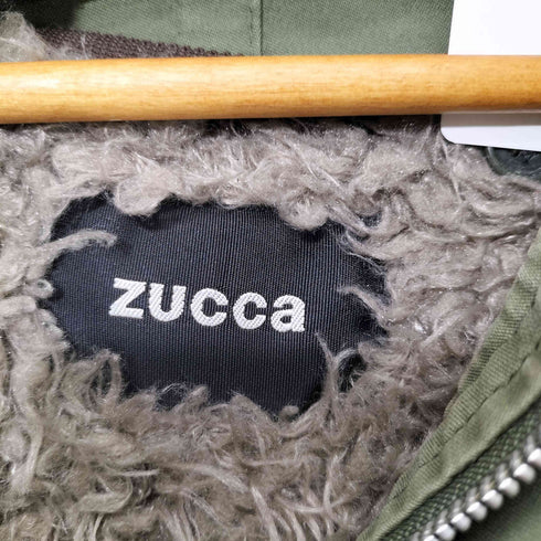 ズッカ ZUCCa ボアライナー付き チャイニーズラクーンファーモッズコート メンズ JPN:XL