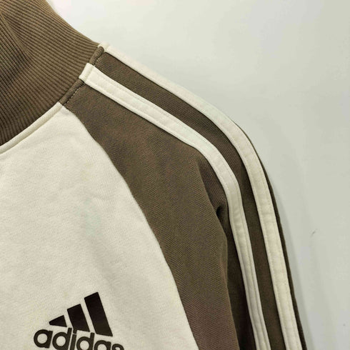 アディダス adidas 00s パフォーマンスロゴ スリーストライプ スウェット地 ラグラン トラックジャケット メンズ import:M