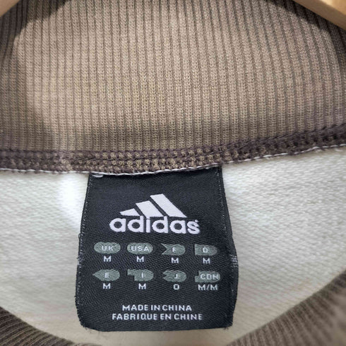 アディダス adidas 00s パフォーマンスロゴ スリーストライプ スウェット地 ラグラン トラックジャケット メンズ import:M