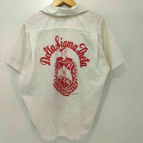 ダンブルック Dunbrooke 60s USA製 両面プリント オープンカラーシャツ ボーリングシャツ メンズ