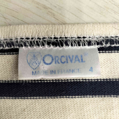 オーシバル ORCIVAL ボートネックボーダーカットソー メンズ JPN:4
