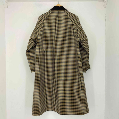 ビューティーアンドユースユナイテッドアローズ BEAUTY & YOUTH UNITED ARROWS コットンシャンブレー×チェック ステンカラーコート メンズ JPN:S