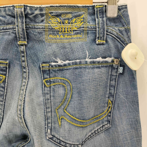 ROCK & REPUBLIC USA製 刺繍ブーツカットデニム Y2K メンズ 29