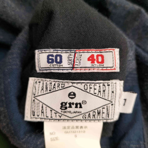 ジーアールエヌ grn 60/40クロス リバーシブルマウンテンパーカ メンズ JPN:1