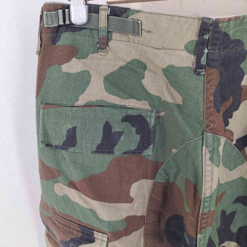 ユーエスアーミー U.S. ARMY ウッドランドカモ BDU カーゴパンツ メンズ MEDIUM-SHORT