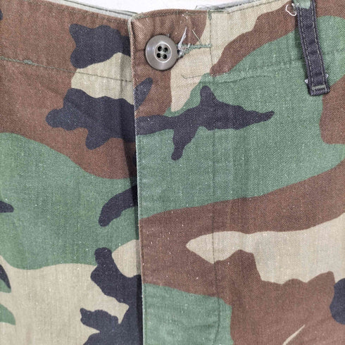 ユーエスアーミー U.S. ARMY ウッドランドカモ BDU カーゴパンツ メンズ MEDIUM-SHORT