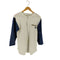 チャンピオン Champion 80S USA製 ヘンリーネック 5分袖 メンズ import:L
