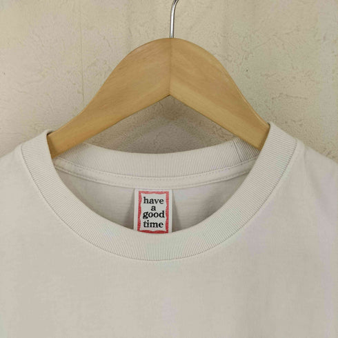 ハブアグッドタイム HAVE A GOOD TIME ロゴ刺繍 ロンT メンズ XL