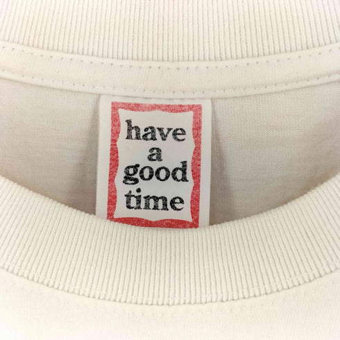 ハブアグッドタイム HAVE A GOOD TIME ロゴ刺繍 ロンT メンズ XL