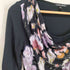 ローラアシュレイ LAURA ASHLEY 花柄ドレープワンピース レディース UK10