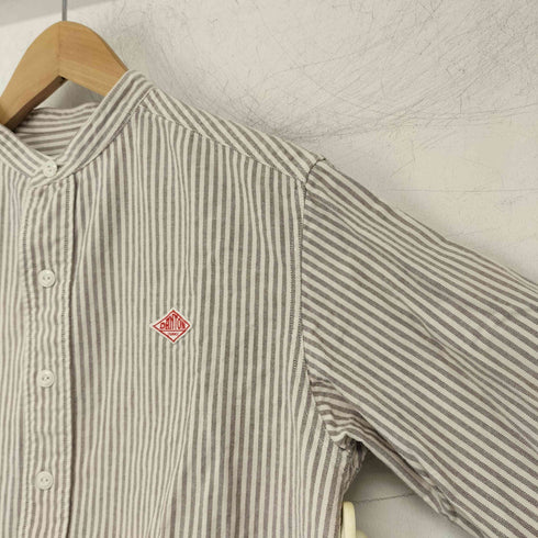 ダントン DANTON 先染コットンビエラ 起毛 バンドカラーシャツ レディース 34