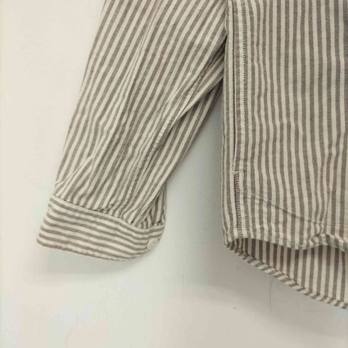 ダントン DANTON 先染コットンビエラ 起毛 バンドカラーシャツ レディース 34