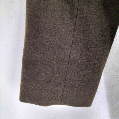 ベルタボーノ BELTA BUONO cashmere カシミヤ混襟ファー比翼ステンカラーコート レディース