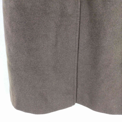 ベルタボーノ BELTA BUONO cashmere カシミヤ混襟ファー比翼ステンカラーコート レディース