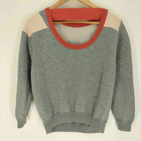 ステラマッカートニー STELLA McCARTNEY パッチワーク スウェット レディース 36