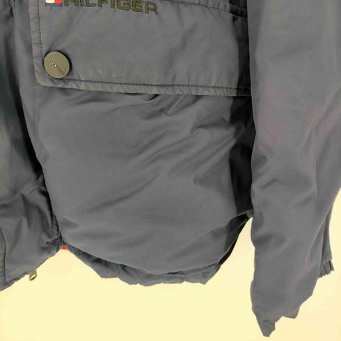 トミーヒルフィガー TOMMY HILFIGER 90-00S パッカブルフード ナイロン リバーシブル ダウン ジャケット メンズ import:M