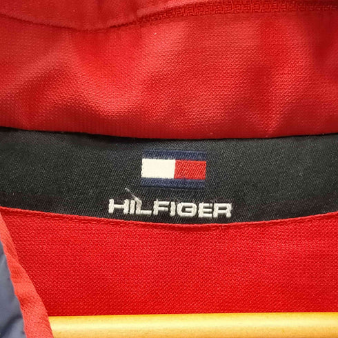 トミーヒルフィガー TOMMY HILFIGER 90-00S パッカブルフード ナイロン リバーシブル ダウン ジャケット メンズ import:M