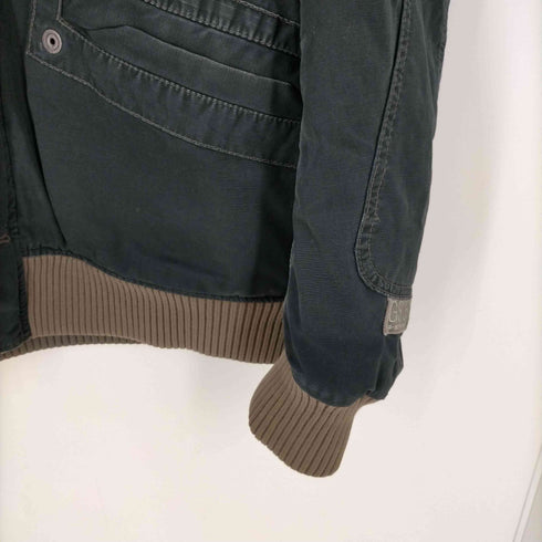 ジースターロー G-STAR RAW リップストップ GS.3301 裏地キルティング ネックニット ボンバー ジャケット ブルゾン メンズ import:XL